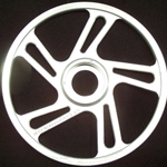 8" 25mm 5-Spoke Wheels