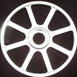 7" 25mm 8-Spoke Wheels
